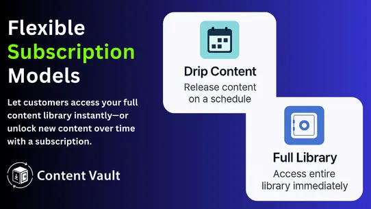Digital Product Subscriptions screenshot