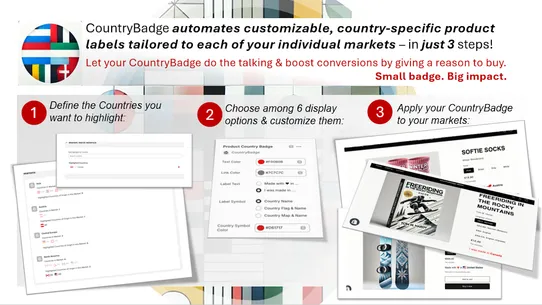 CountryBadge for Products screenshot