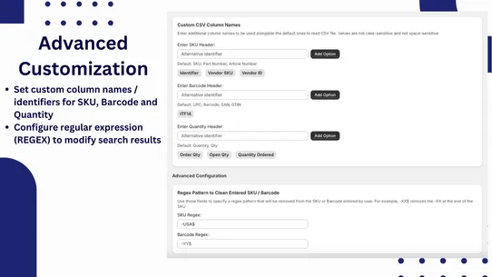 Quick Order / Draft CSV Import screenshot
