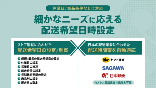 配送日時指定 .amp | 配送日時指定 &amp; 出荷伝票CSV screenshot