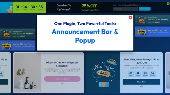Oct: Notifications &amp; Popups screenshot