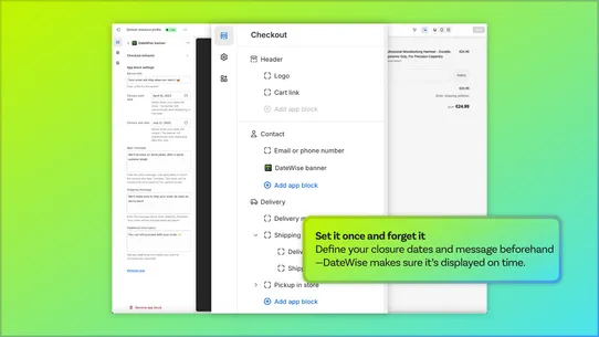 DateWise ‑ Scheduled messaging screenshot