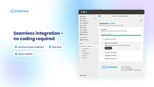 endereco Address Validation screenshot