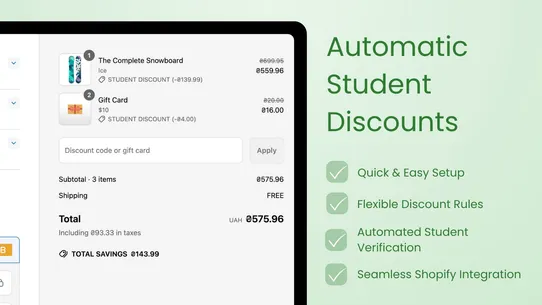 Student (Education) Discount screenshot