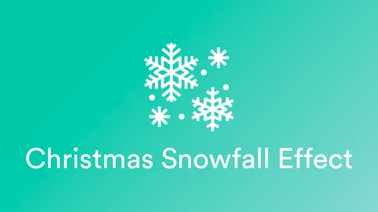 RT: Christmas Snowfall Effects screenshot