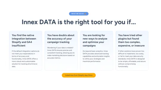 InnexDATA ‑ Tracking with GTM screenshot
