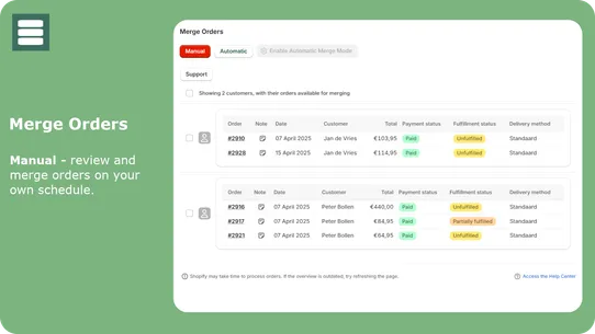 Voodux Extended Orders screenshot