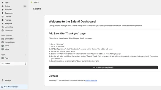 salenti Dankeschön screenshot