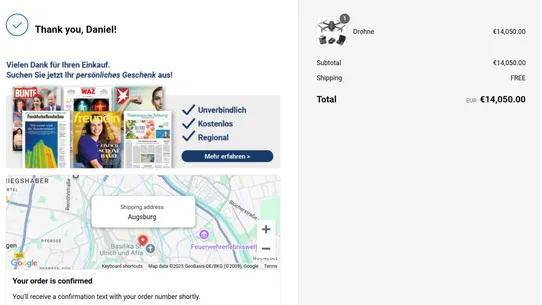 salenti Checkout Marketing screenshot