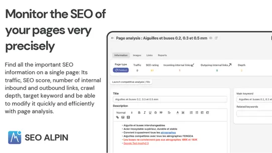 SEO Alpin screenshot