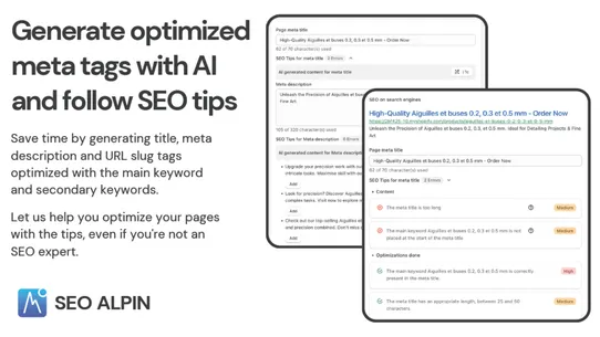 SEO Alpin screenshot