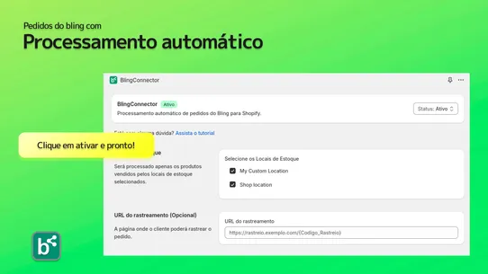 BlingConnector ‑ Rastreamento screenshot