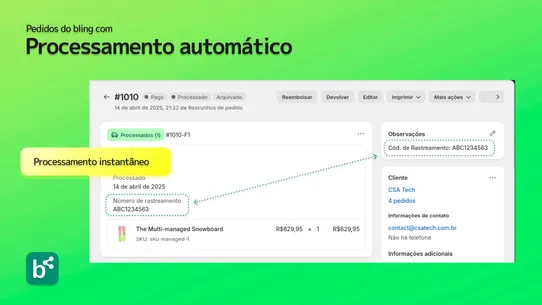 BlingConnector ‑ Rastreamento screenshot