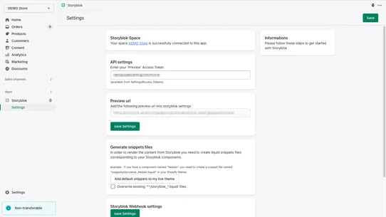 Storyblok screenshot