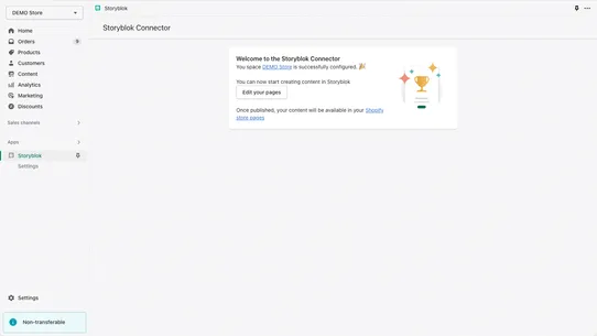 Storyblok screenshot