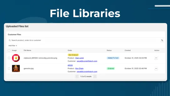 File Upload, Image Upload screenshot