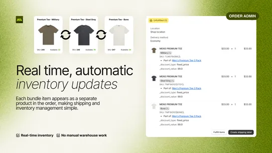 MOD Product Bundles screenshot