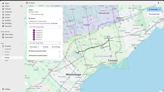 RouteBot: the Delivery Planner screenshot