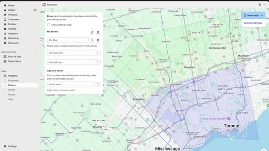 RouteBot: the Delivery Planner screenshot