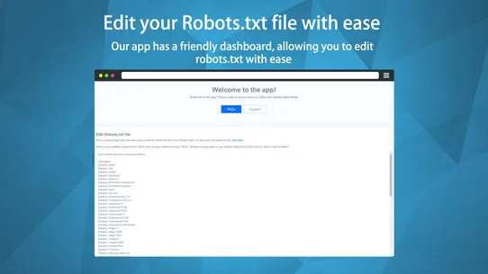 Robots.txt screenshot