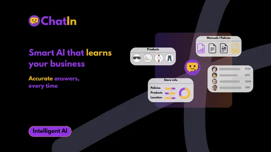 ChatIn: 24/7 AI Chat Support screenshot