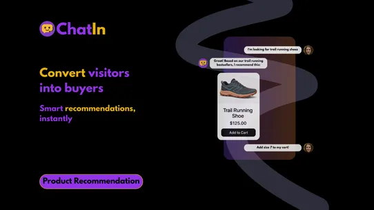 ChatIn: 24/7 AI Chat Support screenshot