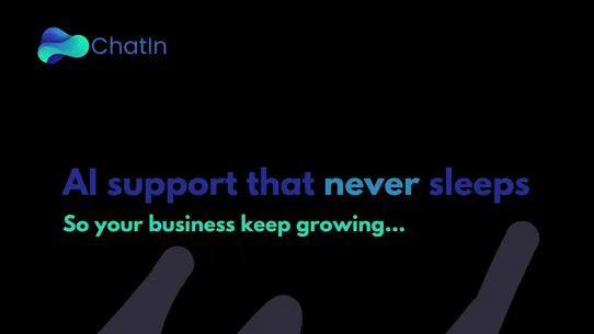 ChatIn: 24/7 AI Chat Support screenshot
