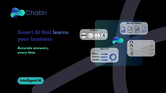 ChatIn: 24/7 AI Chat Support screenshot