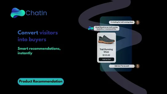 ChatIn: 24/7 AI Chat Support screenshot