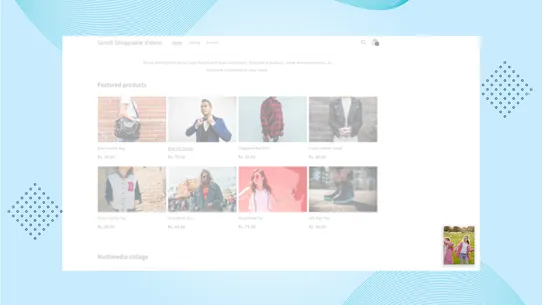 Ops Shoppable Scroll Videos screenshot