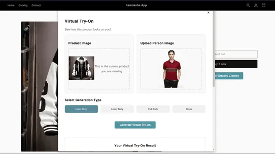 Virtual Try On Clothes screenshot
