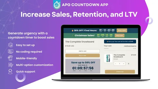 APG Countdown Timer Bar screenshot