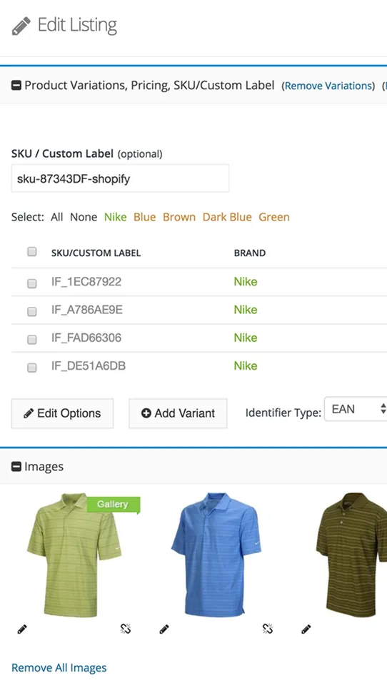 inkFrog for eBay screenshot