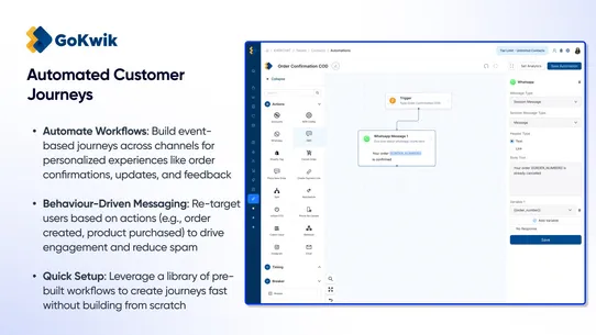 KwikEngage Marketing+Helpdesk screenshot
