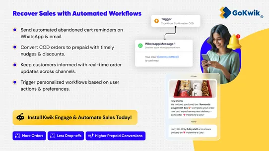 KwikEngage Marketing+Helpdesk screenshot