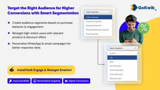 KwikEngage Marketing+Helpdesk screenshot