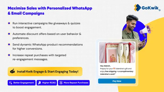 KwikEngage Marketing+Helpdesk screenshot