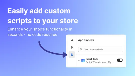 Script Wizard ‑ Insert My Code screenshot