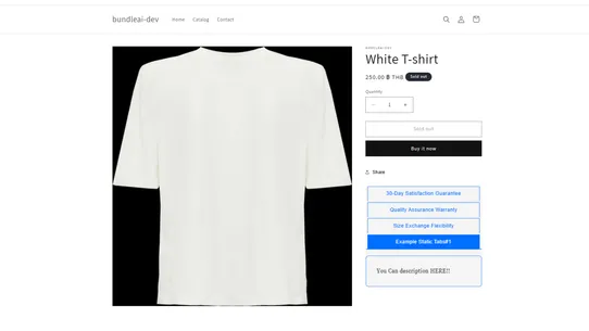Smart Description Tab screenshot