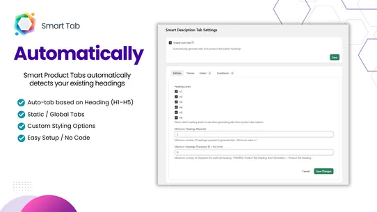 Smart Auto Description Tab screenshot