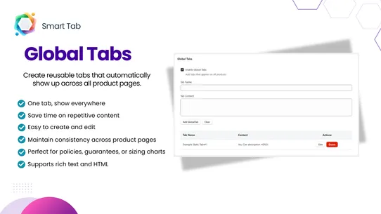 Smart Auto Description Tab screenshot