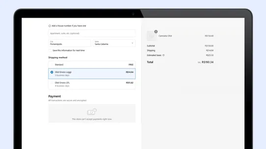 Envios da Olist screenshot