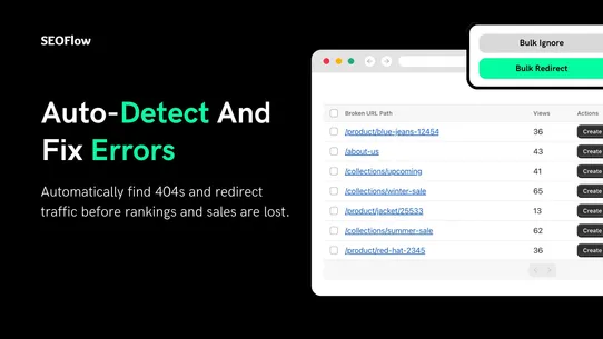 SEOFlow – 404 Link Redirect screenshot