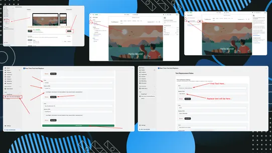 Real Time Find And Replace screenshot