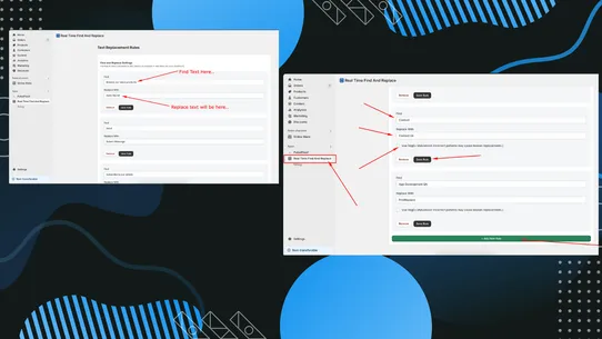Real Time Find And Replace screenshot