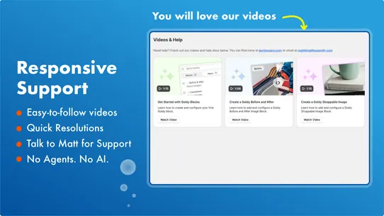 Goldy Product Images &amp; Badges screenshot