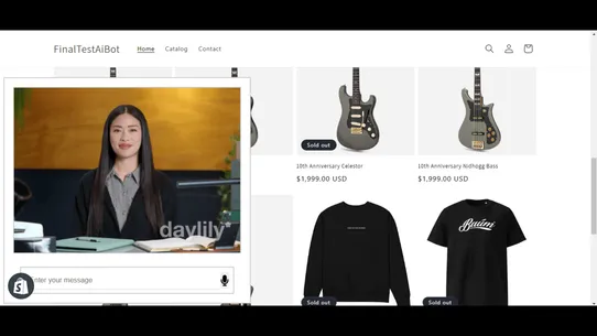 Daylily: AI Chat + Sales Popup screenshot