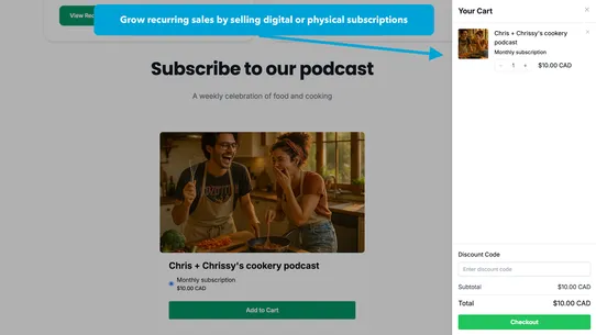 Buy Button Plus channel screenshot