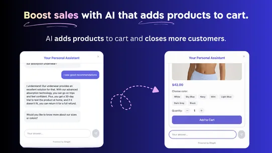 livechat AI ‑ Sales Chatbot screenshot
