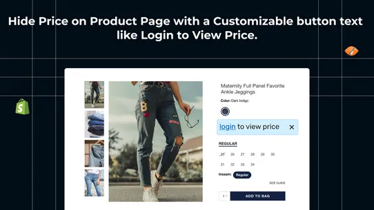 Milople Hide Price screenshot